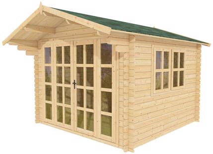 Outdoor wood prefab garden shed kit