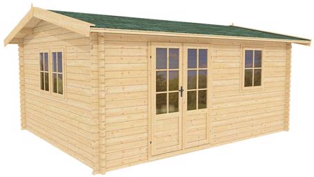 Outdoor wood prefab garden storage shed kit