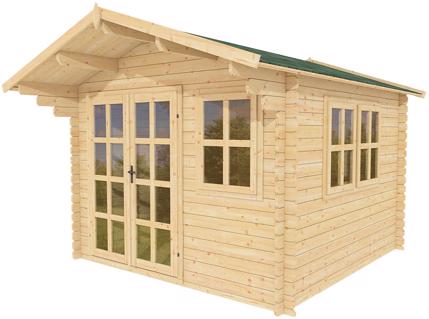 Outdoor wood prefab garden shed kit