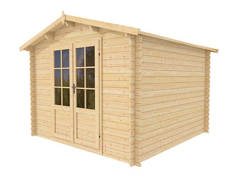 Outdoor wood prefab garden storage shed kit