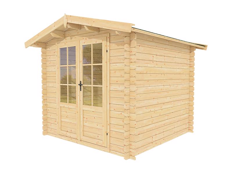 shiba 8x8 wooden storage shed kit
