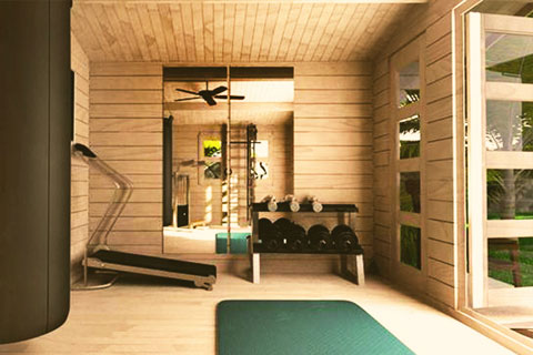 Cozy Finished Interior Shed Kit
