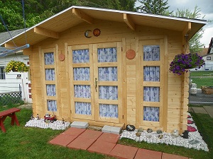 wood shed prefab kit